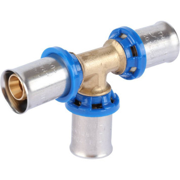 Тройник равнопроходный APE 16x16x16 для металлопластиковых труб прессовой.-4