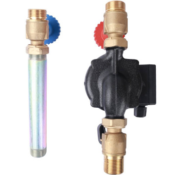 Насосная группа STOUT SDG-0001 с прямым контуром 3/4 и насосом Grundfos UPSO 15-65 130 в теплоизоляции-3