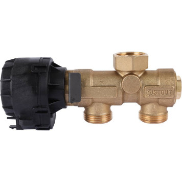 Комплект трехходового клапана STOUT для котла + бойлера 3/4 Kvs 4,4 м3/ч SFB-0001-000001 (SFB-0001-000001)-3