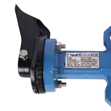 Затвор поворотный Tecfly PN16 с ручкой и манжетой EPDM-5