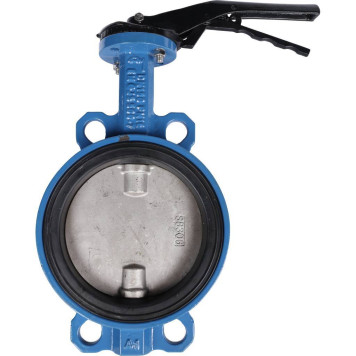 Затвор диск чугунный Tecofi VPI4449-02EP0150 для воды, Ду150, Ру16, EP, нержавеющий.