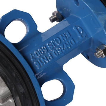 Затвор диск чугун Tecofi VPI4449-02EP0250 для системы Ду250 и Ру16 из нержавеющей стали.-4