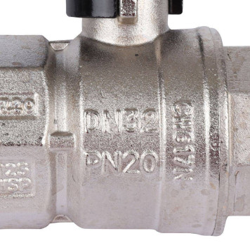 Шаровой кран BUGATTI Arizona с ручкой-рычагом из алюминия, внутренняя наружная резьба 1 1/4.-5