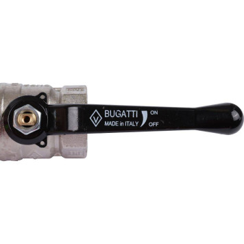 Шаровой кран BUGATTI Arizona с ручкой-рычагом из алюминия, внутренняя наружная резьба 1 1/4.-6