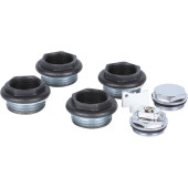 Присоединительный набор для радиатора Global 011048 07 Global KIT 3/4 (цвет cod.07 grigio scuro opaco mettalizzato (черный)) A048KIT3/407 (A048KIT3/407)