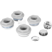 Присоединительный набор для радиатора Global 011046 08 KIT 1/2 (цвет cod.08 grigio argento opaco metallizzato (серый)) A046KIT1/208 (A046KIT1/208)