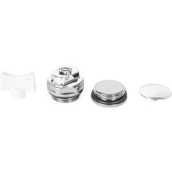 Присоединительный набор для радиатора Global 011046 08 KIT 1/2 (цвет cod.08 grigio argento opaco metallizzato (серый)) A046KIT1/208 (A046KIT1/208)-2