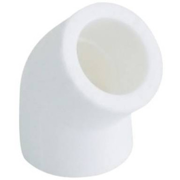 Угольник Kalde Россия d=25 45* для сварки полипропиленовых труб (белый)