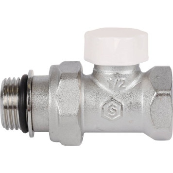 Клапан запорно-балансировочный прямой STOUT SVL 1/2 (с дополнительным уплотнением) (SVL-1176-100015)-1