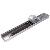 Конвектор внутрипольный ROMMER RCN 80.200.1600 (Решётка роликовая, анодированный алюминий) RCN1-1000-0820160 (RCN1-1000-0820160)
