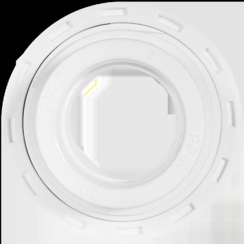 Муфта разъемная Pro Aqua d=50 PP-R пластиковая Белая PN 10 (PA19016)-1