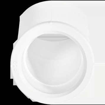 Угольник Pro Aqua d= 50 PP-R 45 градусов Белый (PA13516P)-1