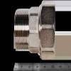 Муфта комбинированная Pro Aqua d=50-2 PP-R разъемная (американка) НР Белая (PA21023)
