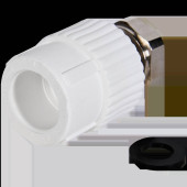 Муфта Pro Aqua d=20-1/2 PP-R с накидной гайкой Белая (PA29008)