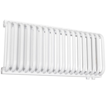 2-х трубчатый радиатор стальной ROMMER RST 2030/18 секций нижнее правое подключение RAL9016 RST-203018-020 (RST-203018-020)-1