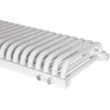 2-х трубчатый радиатор стальной ROMMER RST 2030/18 секций нижнее правое подключение RAL9016 RST-203018-020 (RST-203018-020)-4