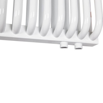 2-х трубчатый радиатор стальной ROMMER RST 2030/18 секций нижнее правое подключение RAL9016 RST-203018-020 (RST-203018-020)-5