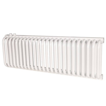 2-х трубчатый радиатор стальной ROMMER RST 2030/24 секции нижнее правое подключение RAL9016 RST-203024-020 (RST-203024-020)-1