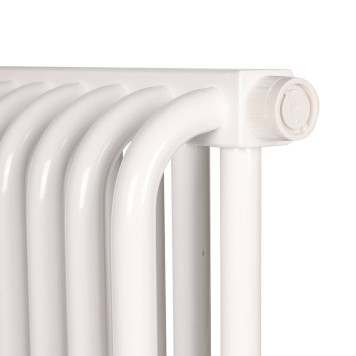 2-х трубчатый радиатор стальной ROMMER RST 2030/24 секции нижнее правое подключение RAL9016 RST-203024-020 (RST-203024-020)-7