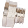 Переходник STOUT под ключ ВН никелированный 3/4 x1/2 (SFT-0073-003412)