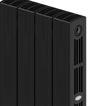 Радиатор биметаллический RIFAR SUPReMO 500 10 секции боковое подключение (Антрацит) 4RS50-10-AN (4RS50-10-AN)-3