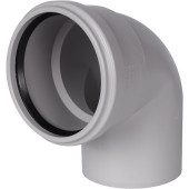 Отвод канализационный бесшумный STOUT D 110 х 87,5° (SKB-0012-011087)