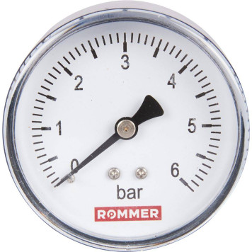 Манометр аксиальный ROMMER 63 мм 1/4 (RIM-0009-630608)