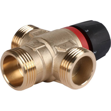 ROMMER RVM-0132-166025 Термостатический смесительный клапан для систем отопления и ГВС 1  НР 35-60°С KV 1,6 (боковое смешивание) (RVM-0132-166025)-6