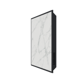 Отопительная панель STOUT WHITE STONE SCT 60*60 белый гранит / черный корпус SCT-00WB-006060 (SCT-00WB-006060)