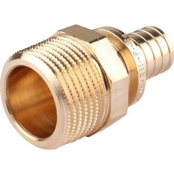 Фитинги REHAU RAUTITAN Переходник с наружной резьбой 16-R 3/4 RX+ для труб из сшитого полиэтилена аксиальный