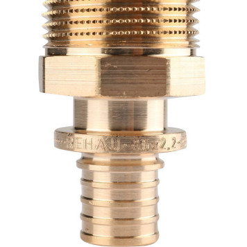 Фитинги REHAU RAUTITAN Переходник с наружной резьбой 16-R 3/4 RX+ для труб из сшитого полиэтилена аксиальный-6