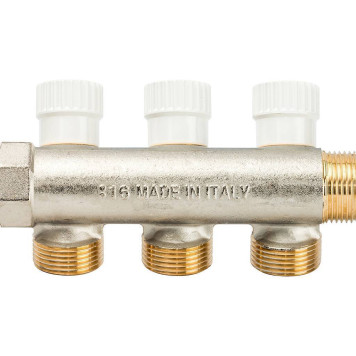 Коллектор LUXOR CP 453 с перекрывающими кранами (3-х ходовой)-1