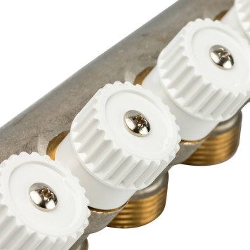 Коллектор LUXOR CP 454 для медной и пластиковой трубы с перекрывающими кранами (G3/4xG3/4 EK)-3