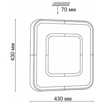 Накладной светильник Sonex Arti 3047/DL-9