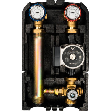 Насосная группа со смесителем Stout SDG-0002 1& с насосом Grundfos UPSO 25-65