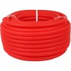 STOUT SPG-0002 Труба гофрированная ПНД, цвет красный, наружный диаметр 20 мм для труб диаметром 16 мм.