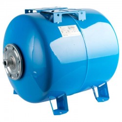 Расширительный бак STOUT STW-0003 гидроаккумулятор 50 литров горизонтальный синий