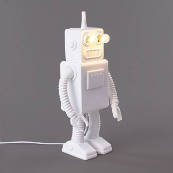 Настольная лампа декоративная Seletti Robot Lamp 14710-4