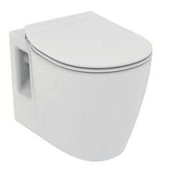 Унитазы Унитаз подвесной CONNECT в компекте: унитаз E803501, глубокий смыв, с сиденьем и крышкой E772401 IdealStandard E272701