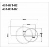 Накладной светильник Velante 461 461-071-02