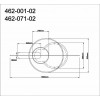 Накладной светильник Velante 462 462-071-02