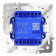 Выключатель проходной двухклавишный без рамки Voltum S70 VLS020302