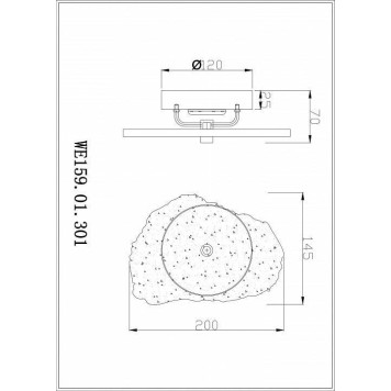 Бра Wertmark Nicola WE159.01.301-1