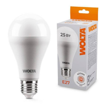 Лампа светодиодная Wolta E27 25Вт 4000K 25S67BL25E27-1