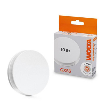Лампа светодиодная Wolta GX53 10Вт 4000K 25S75R10GX53-1
