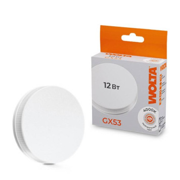 Лампа светодиодная Wolta GX53 12Вт 4000K 25S75R12GX53-1