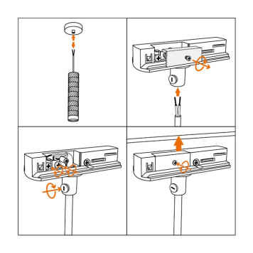 Соединитель линейный для треков Wolta WTL-AC/03W-1