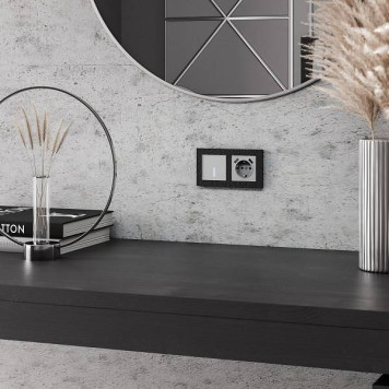 Выключатель сенсорый одноклавишный с подсветкой и функцией Wi-Fi, без рамки Werkel Серебряный W4510606-3