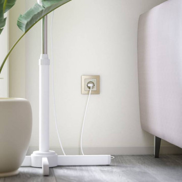 Розетка с заземлением и с шторками, без рамки с Wi-Fi Werkel слоновая кость W1171603-2