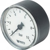 Манометр аксиальный Watts F+R100(MDA) 50/10x1/4 0-10 бар 50мм
